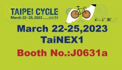 Welcome to 2023TAIPEI CYCLE SHOW BOOTH:J0631a at TAINEX1
